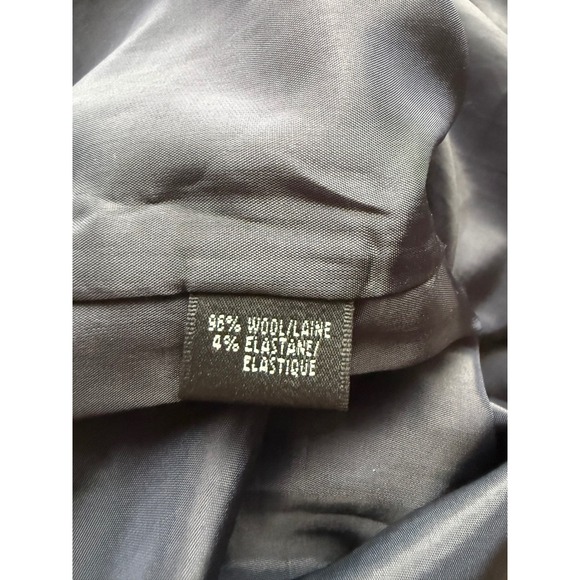 Lafayette 148 New York Wool Pencil Skirt – Dark Navy/Black – Size 2 - Picture 8 of 9